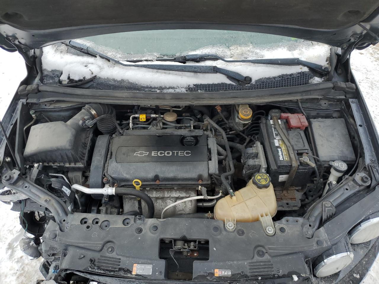 2012 Chevrolet Sonic VIN 1G1JC6SH6C4172900 Copart auction photo, front end / side damage thumbnail 12
