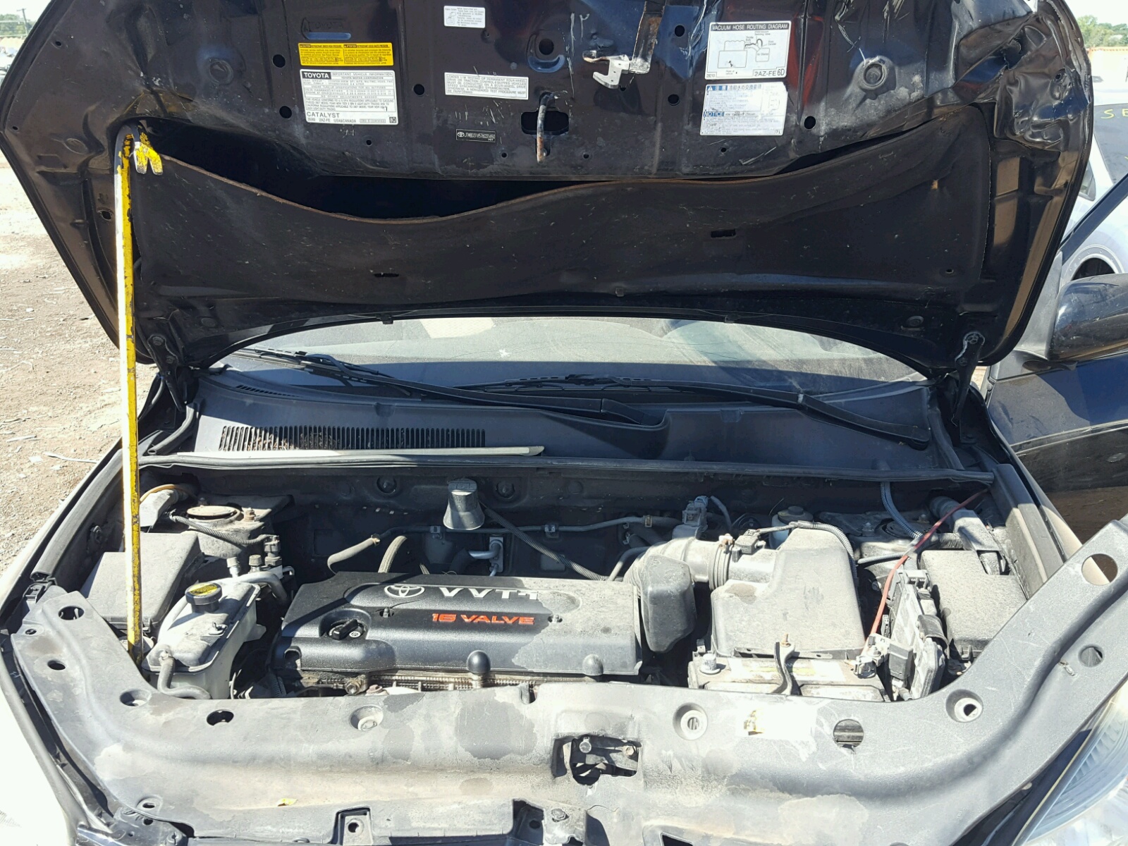 2007 Toyota RAV 4 VIN JTMBD31V576031650 Copart auction photo, front end / rear end damage thumbnail 7