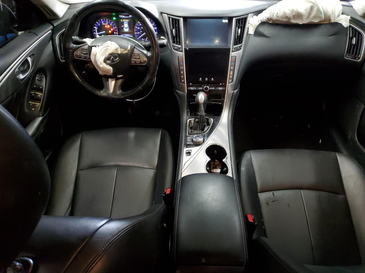 2014 Infiniti Q50 VIN JN1BV7AP6EM689267 Copart auction photo, front end damage thumbnail 8