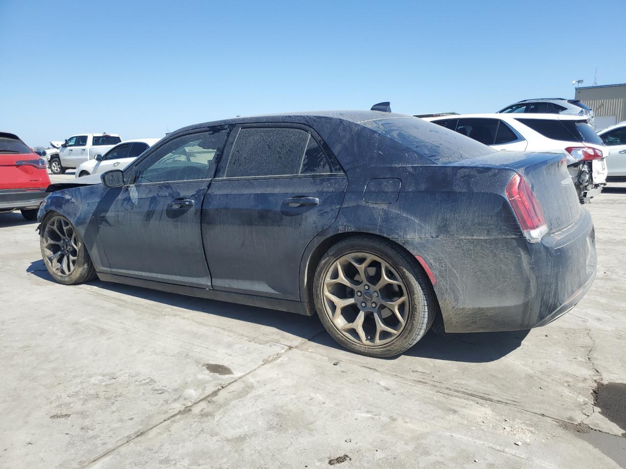 2016 Chrysler 300 VIN 2C3CCABG0GH244066 Copart auction photo, front end / hail damage thumbnail 2