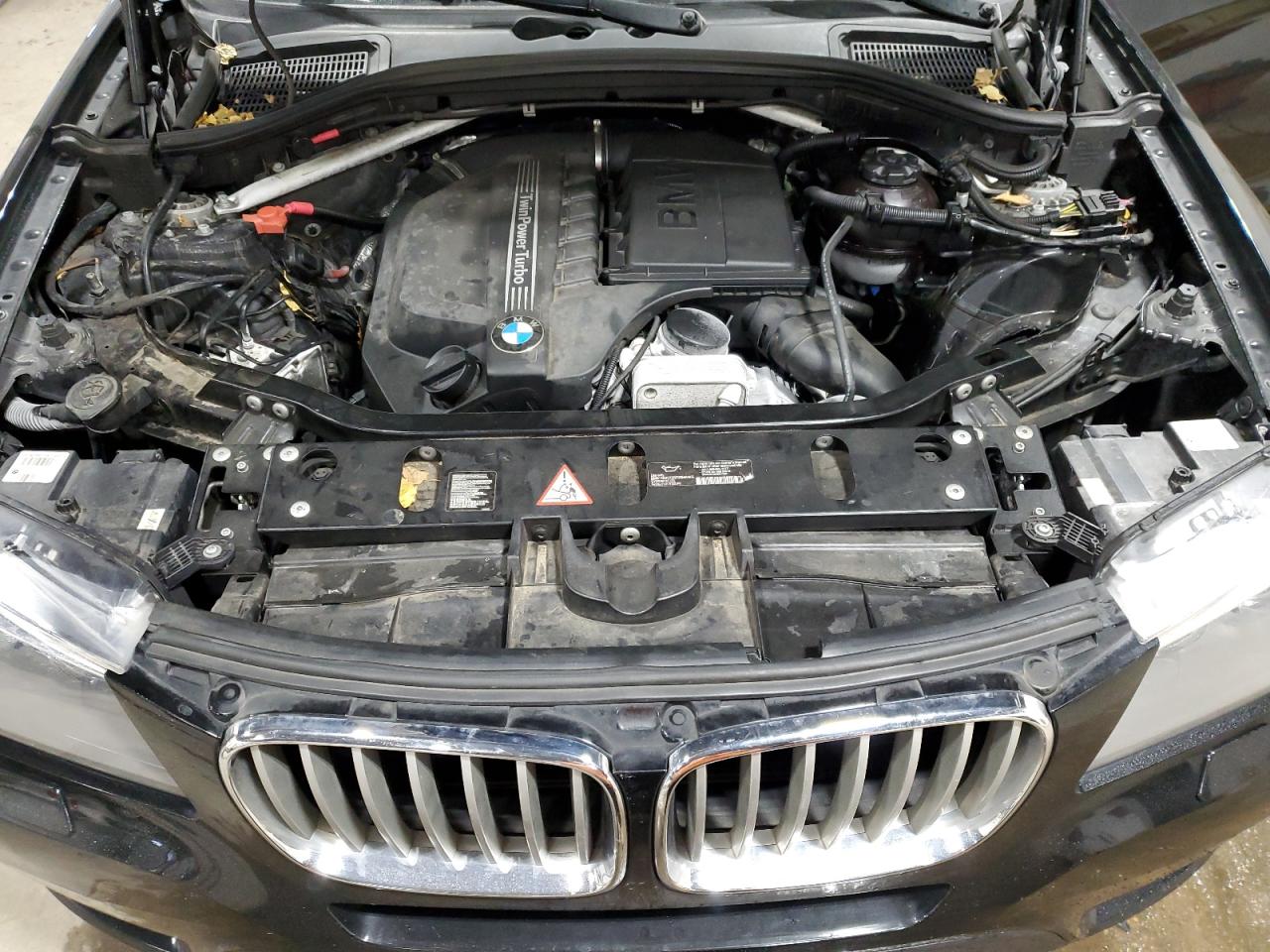2014 BMW X3 VIN 5UXWX7C54E0E79683 Copart auction photo, front end / rear end damage thumbnail 12