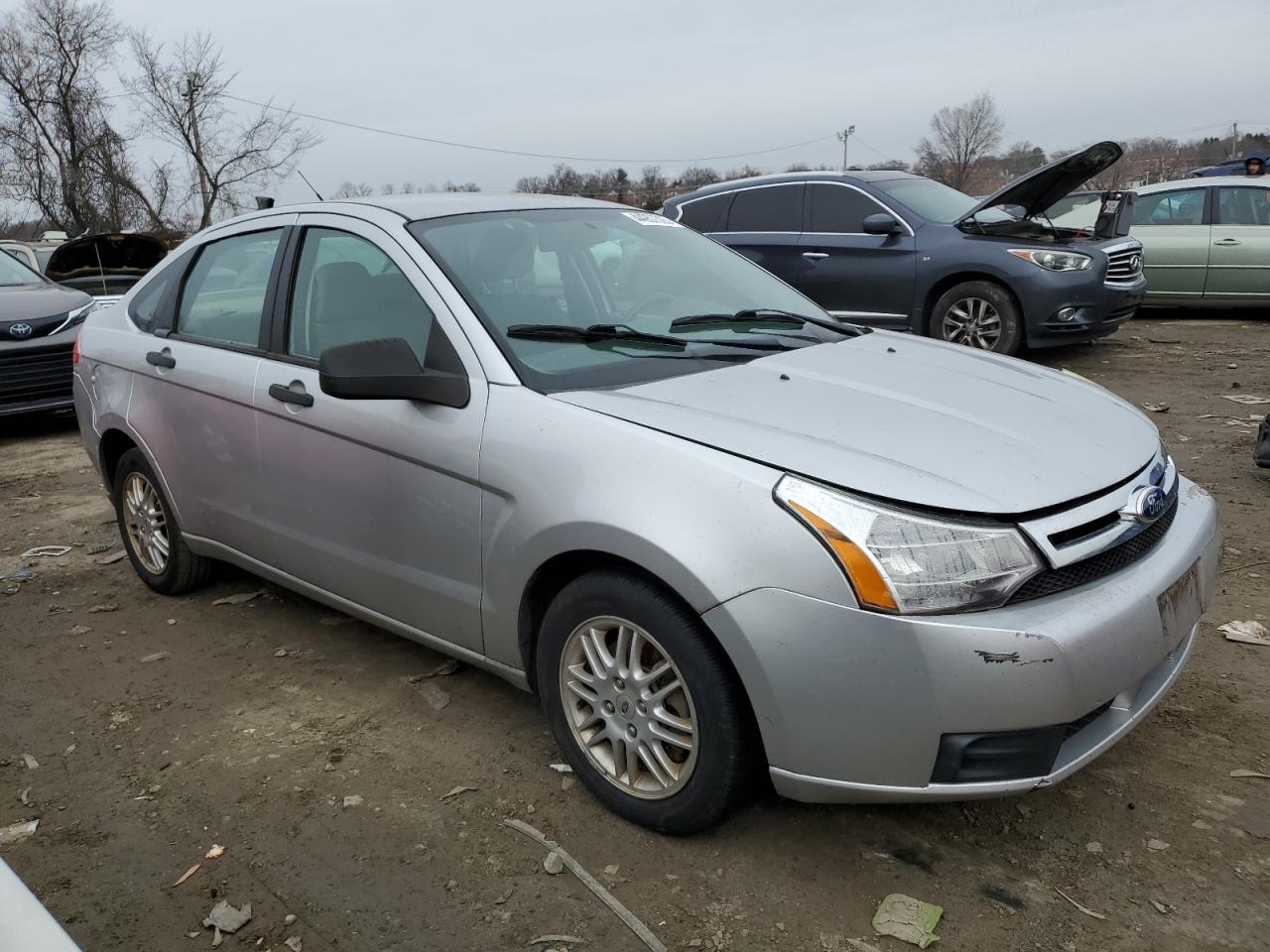 2011 Ford Focus VIN 1FAHP3FN6BW175460 Copart auction photo, minor dent/scratches damage thumbnail 4