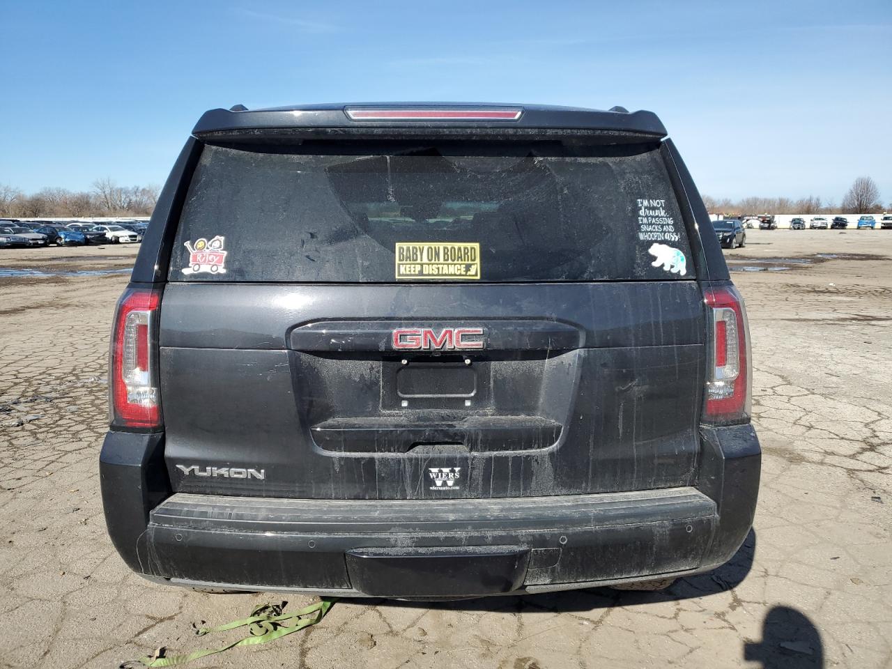 2020 GMC Yukon VIN 1GKS2BKC0LR162060 Copart auction photo, side damage thumbnail 6
