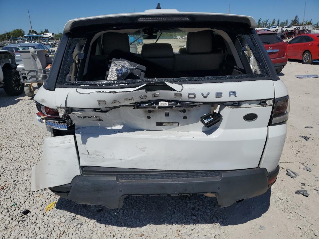 2017 Land Rover Range Rover VIN SALWR2FVXHA157662 Copart auction photo, rear end / front end damage thumbnail 6
