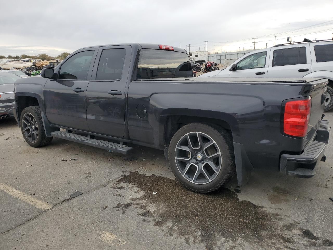 2014 Chevrolet Silverado VIN 1GCVKPEHXEZ341755 Copart auction photo, rear end / undercarriage damage thumbnail 2
