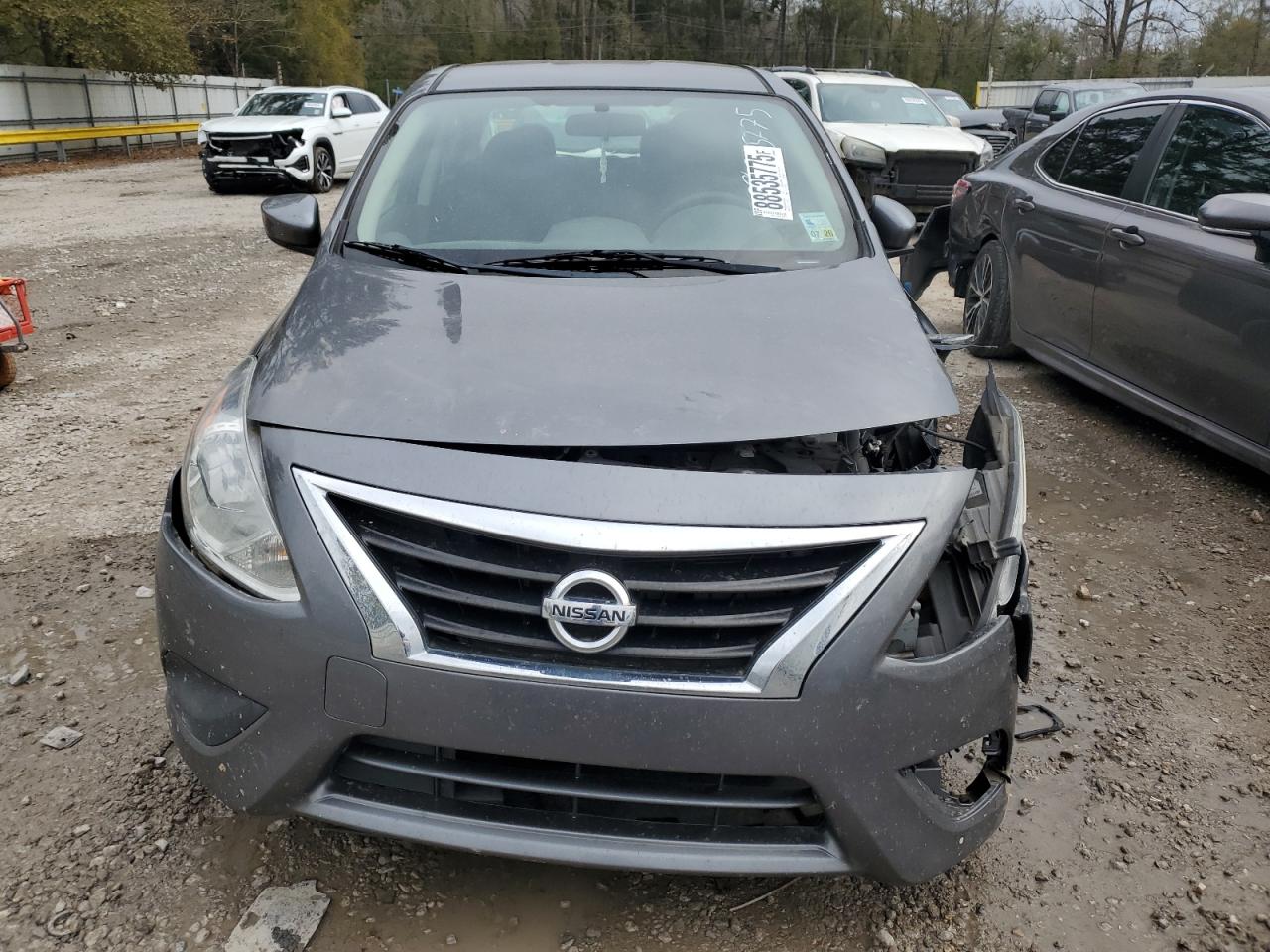 2019 Nissan Versa VIN 3N1CN7AP7KL806123 Copart auction photo, front end / side damage thumbnail 5