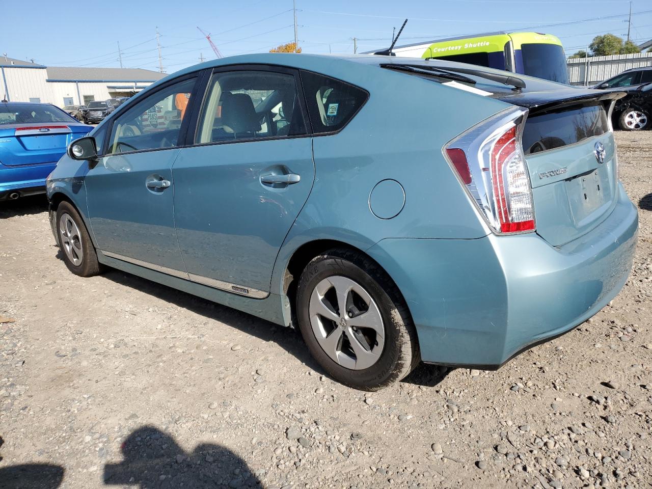 2013 Toyota Prius VIN JTDKN3DU1D1731528 Copart auction photo, front end / side damage thumbnail 2