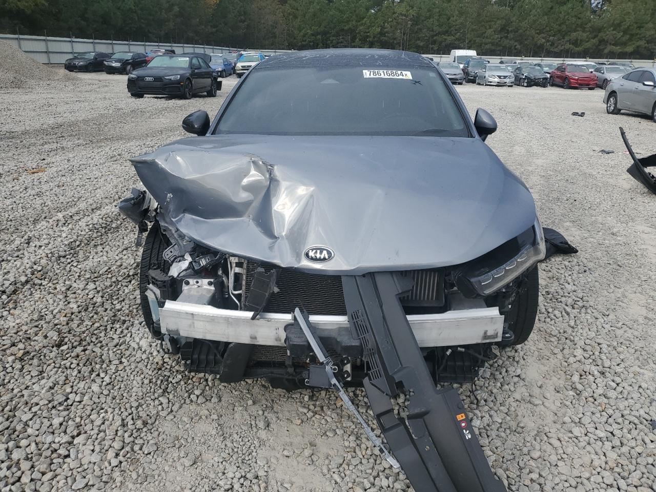 2021 KIA K5 VIN 5XXG34J2XMG027790 Copart auction photo, front end / side damage thumbnail 5