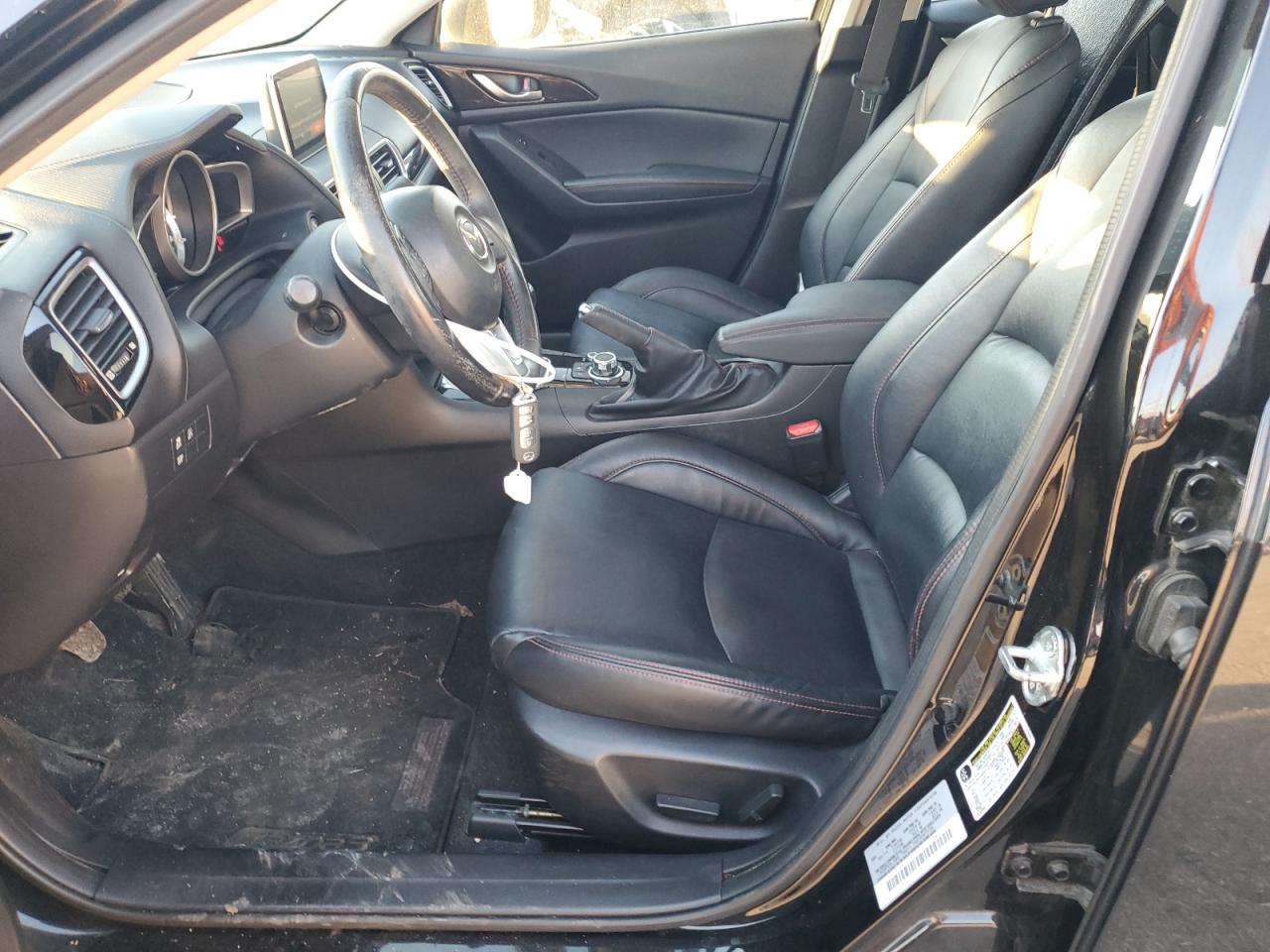 2014 Mazda 3 VIN JM1BM1W7XE1183612 Copart auction photo, rear end damage thumbnail 7