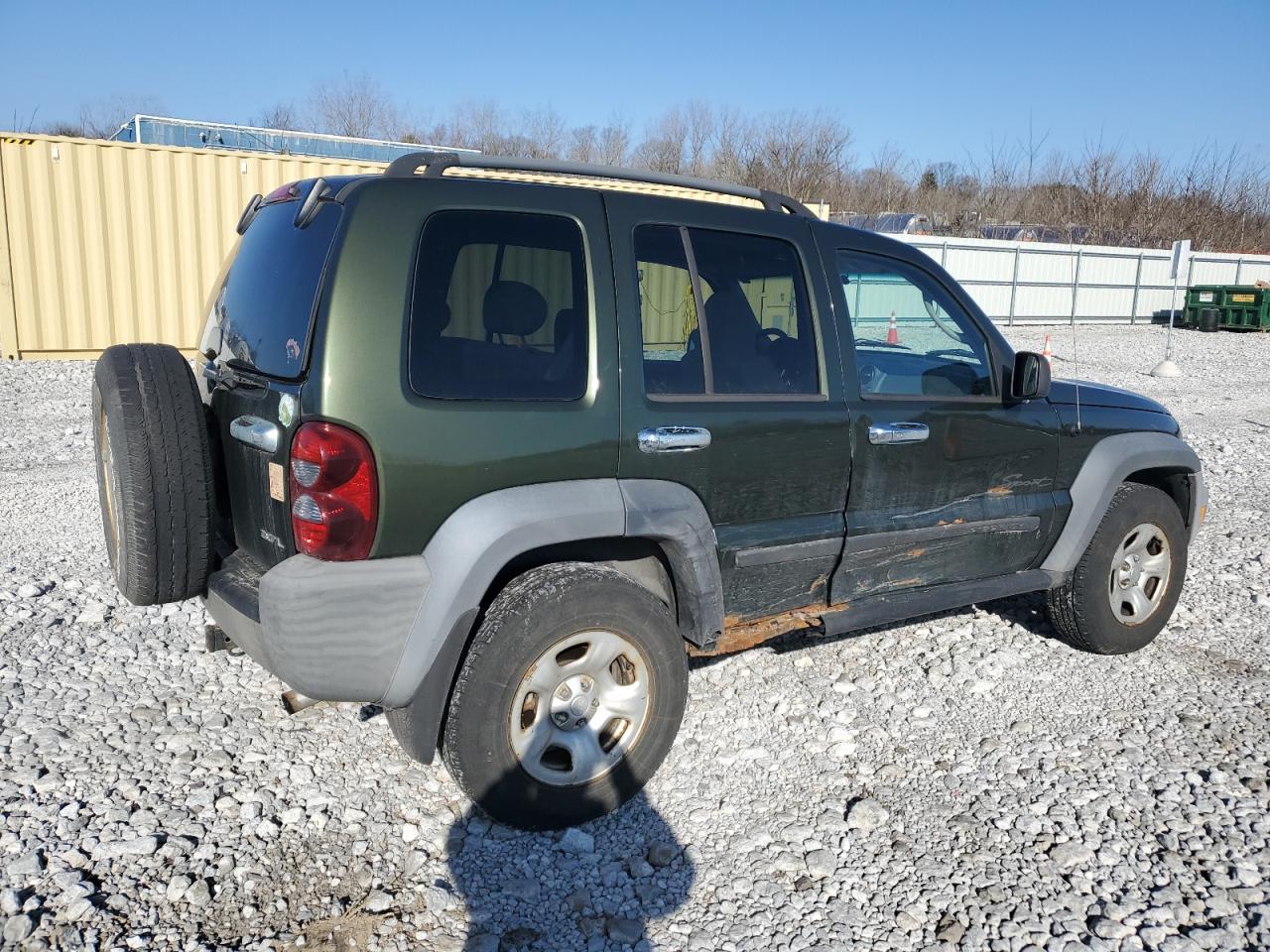 2007 Jeep Liberty (North America) VIN 1J4GL48K87W500587 Copart auction photo, side damage thumbnail 3
