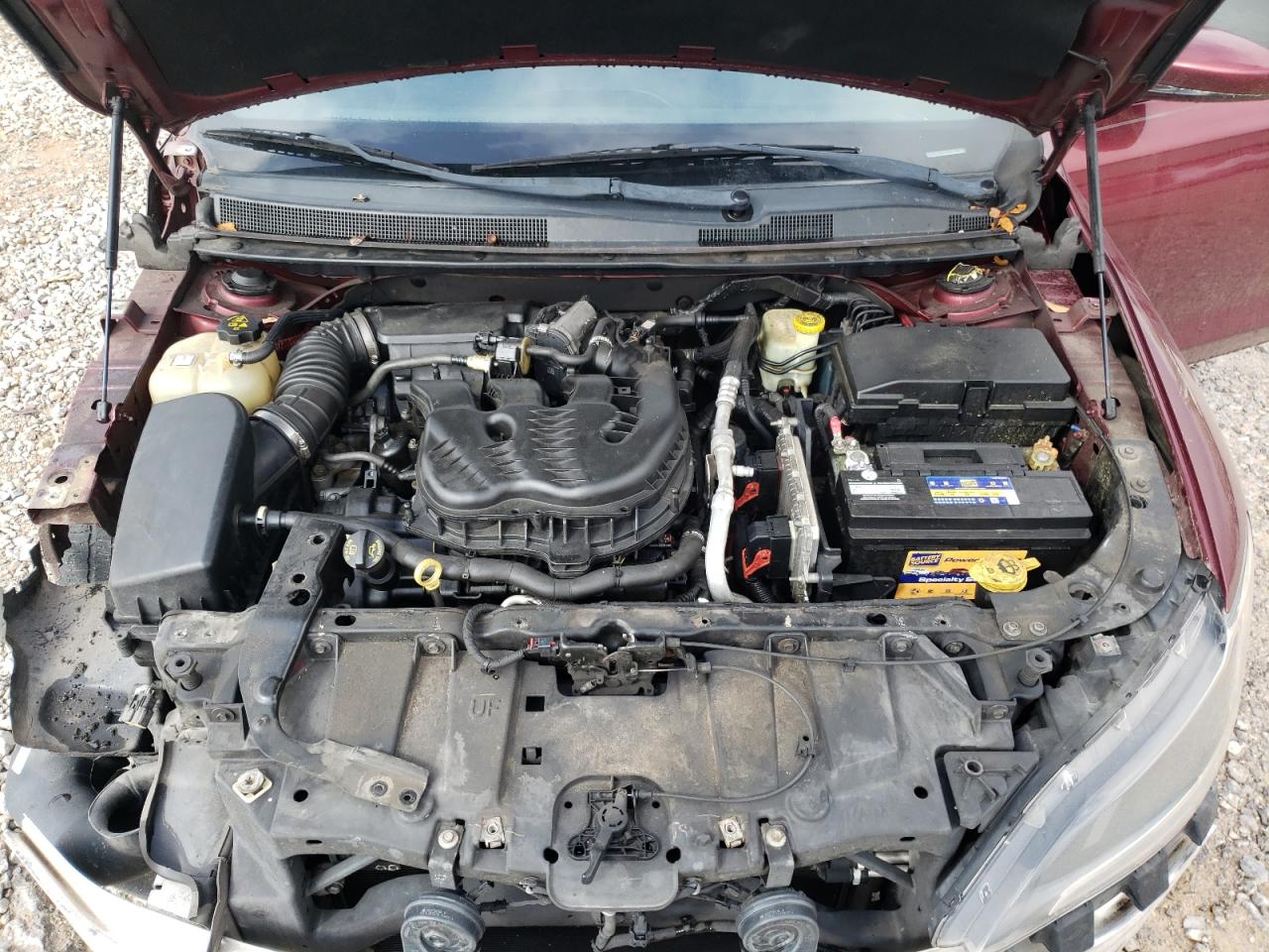 2015 Chrysler 200 VIN 1C3CCCBG4FN551466 Copart auction photo, stripped damage thumbnail 11