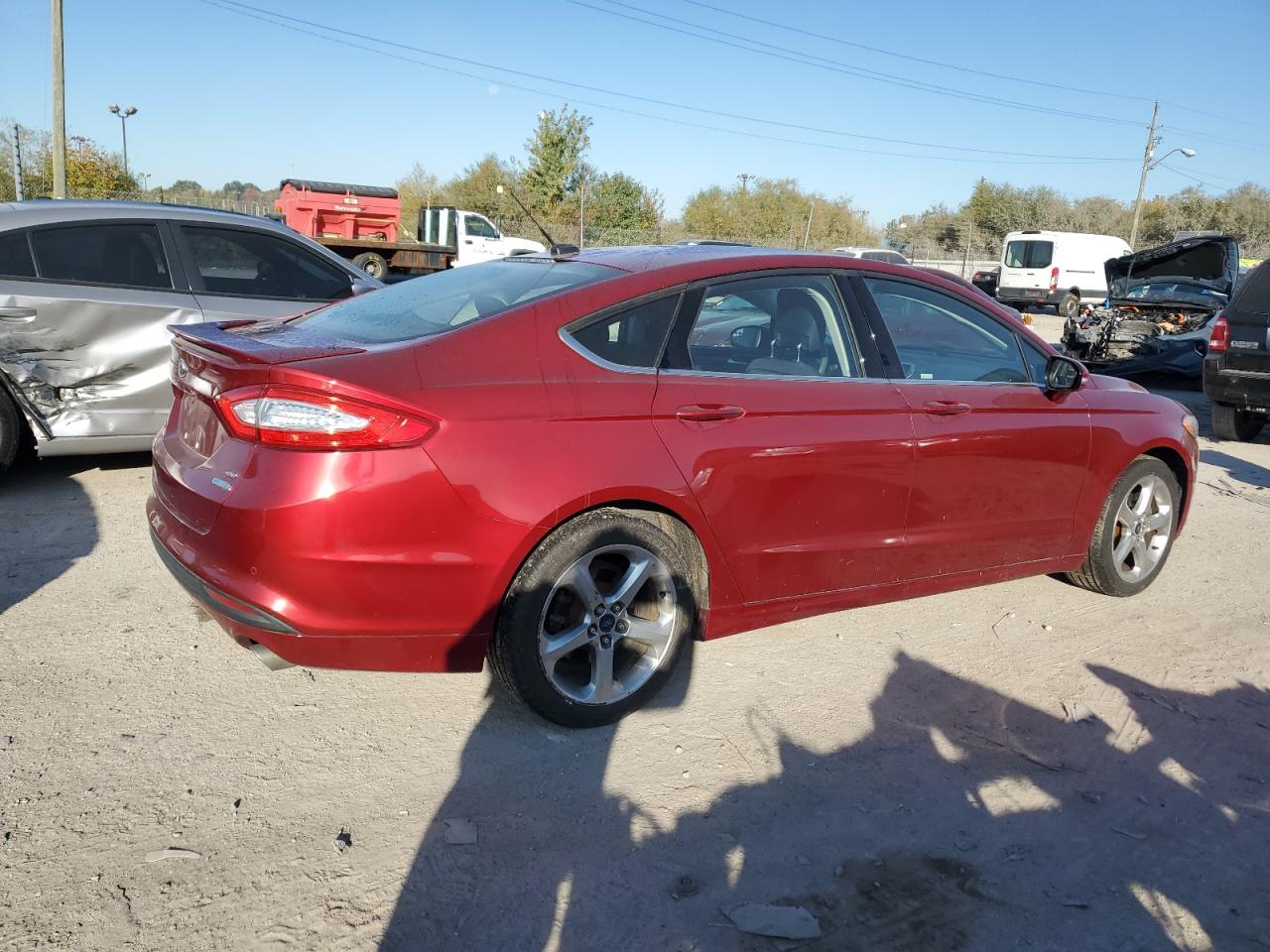 2014 Ford Fusion VIN 3FA6P0HDXER192196 Copart auction photo, side / minor dent/scratches damage thumbnail 3