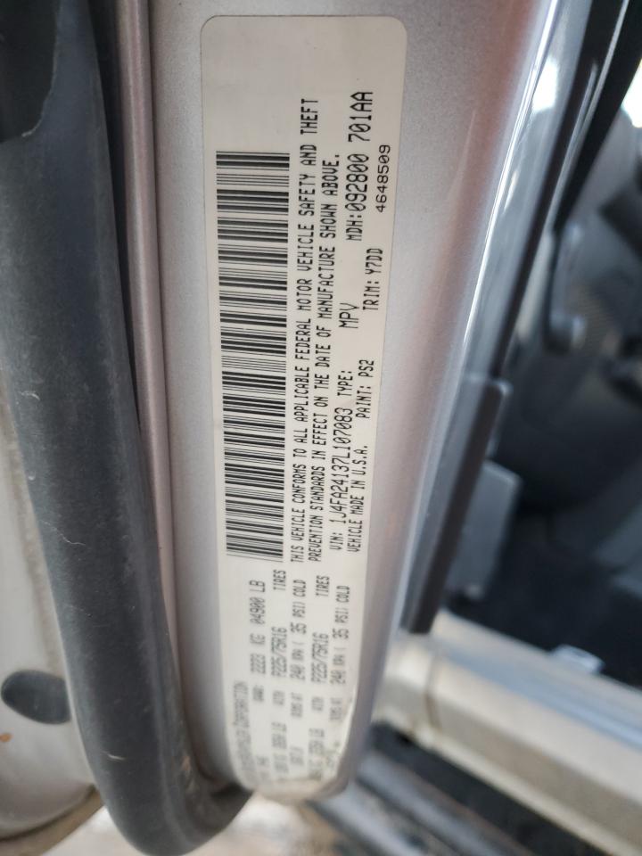 2007 Jeep Wrangler VIN 1J4FA24137L107083 Copart auction photo, all over damage thumbnail 12