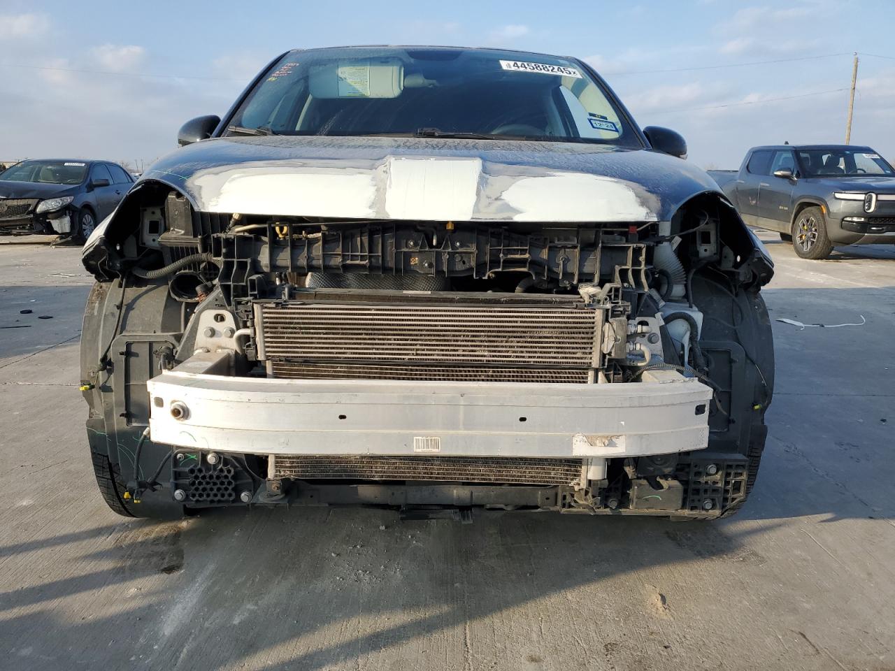 2018 Fiat 500 VIN ZFBCFXCB7JP649274 Copart auction photo, front end damage thumbnail 5