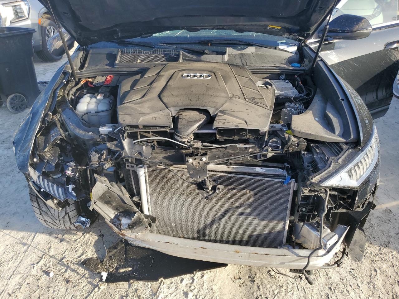 2022 Audi Q8 VIN WA1FVBF12ND027718 Copart auction photo, rollover damage thumbnail 12