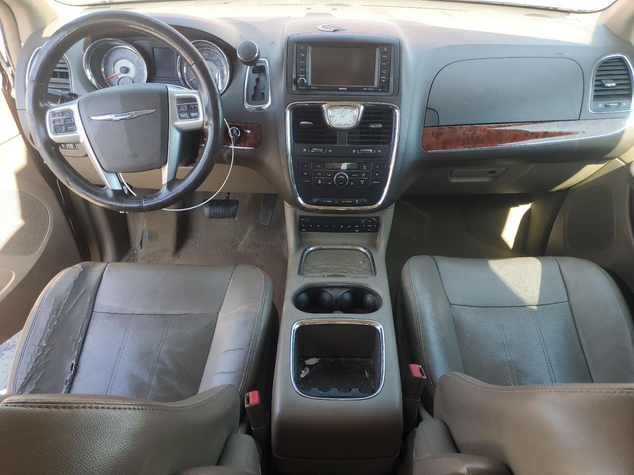 2012 Chrysler Town & Country VIN 2C4RC1CG5CR287522 Copart auction photo, side damage thumbnail 8