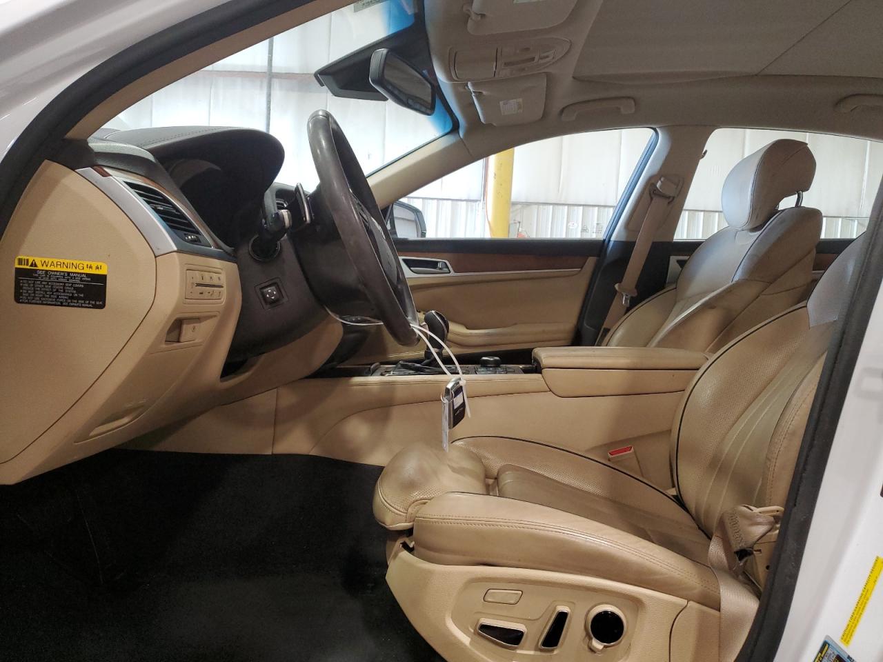 2017 Hyundai Genesis VIN KMHGN4JE1HU175651 Copart auction photo, rear end / front end damage thumbnail 7