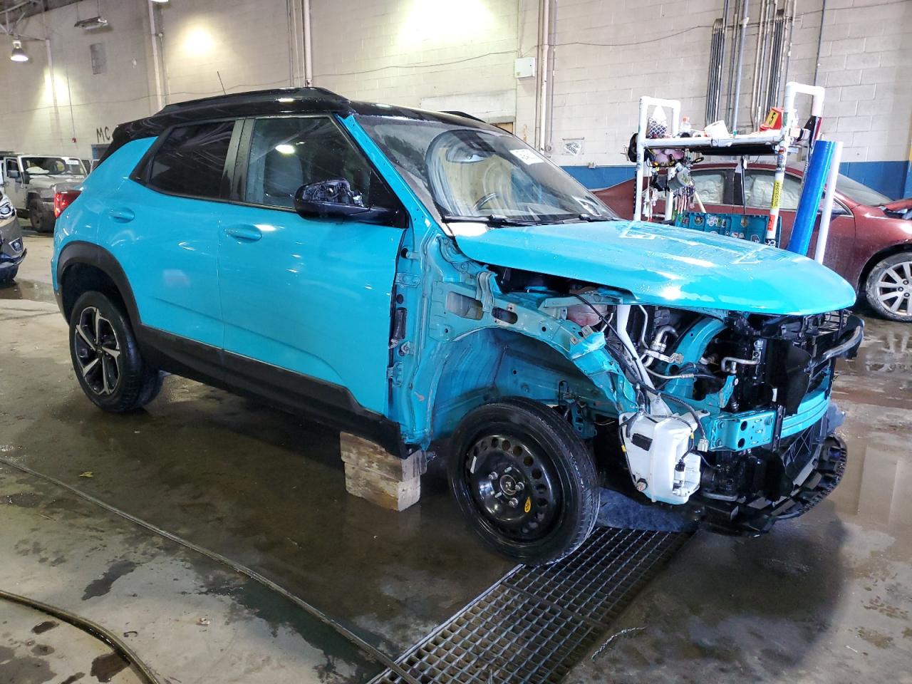 2021 Chevrolet TrailBlazer VIN KL79MTSL4MB073853 Copart auction photo, front end damage thumbnail 4