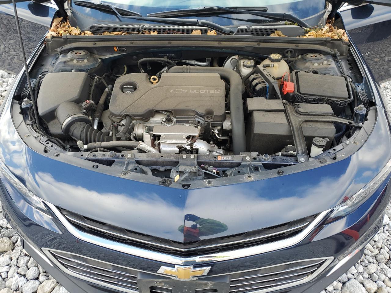 2017 Chevrolet Malibu VIN 1G1ZB5ST5HF278058 Copart auction photo, top/roof damage thumbnail 12