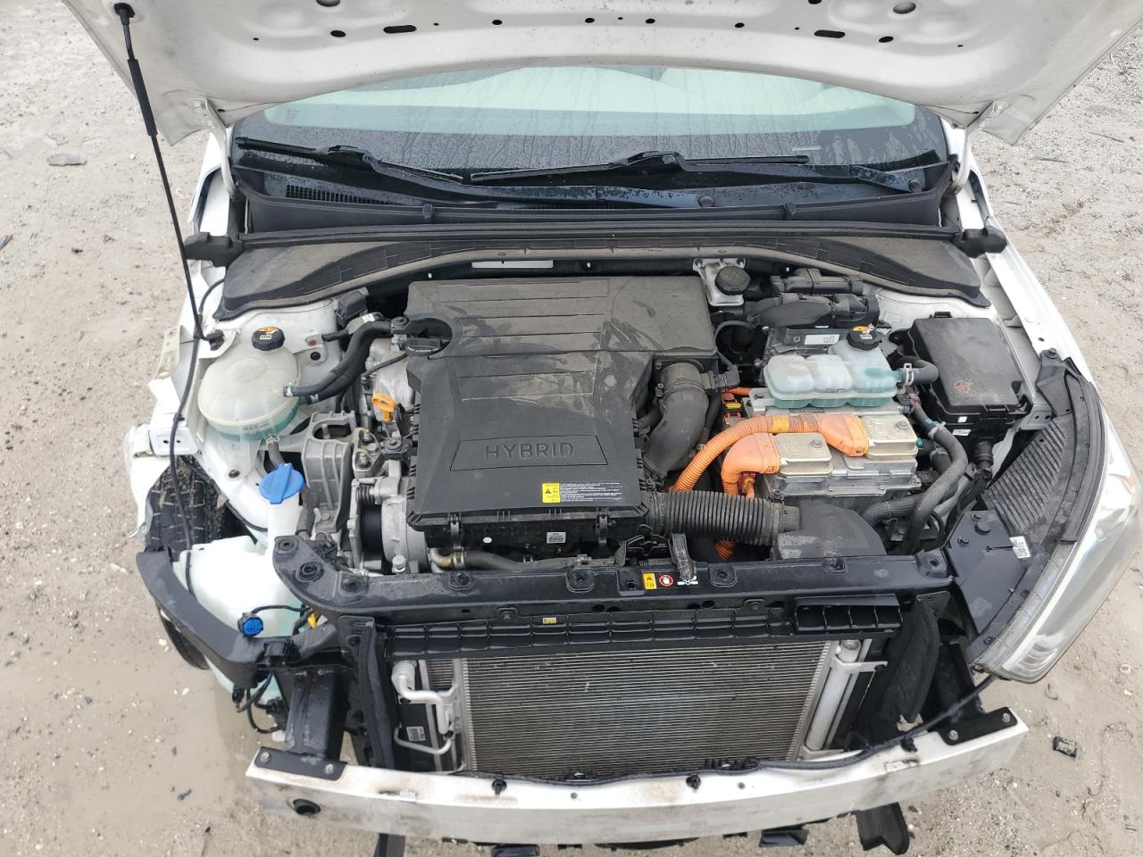 2019 Hyundai IONIQ VIN KMHC65LC7KU155361 Copart auction photo, front end damage thumbnail 11