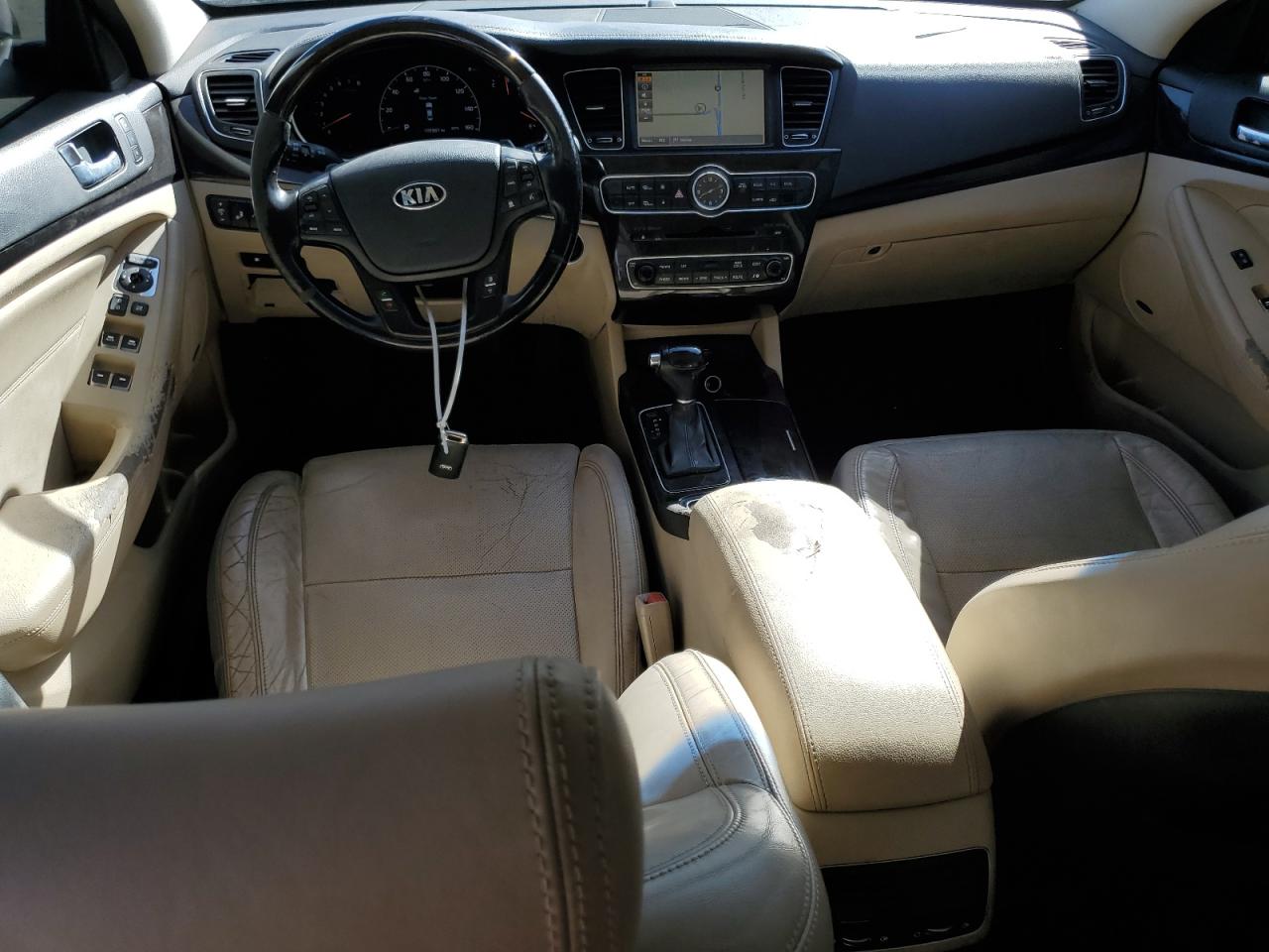 2015 KIA Cadenza VIN KNALN4D7XF5175734 Copart auction photo, rear end / side damage thumbnail 8