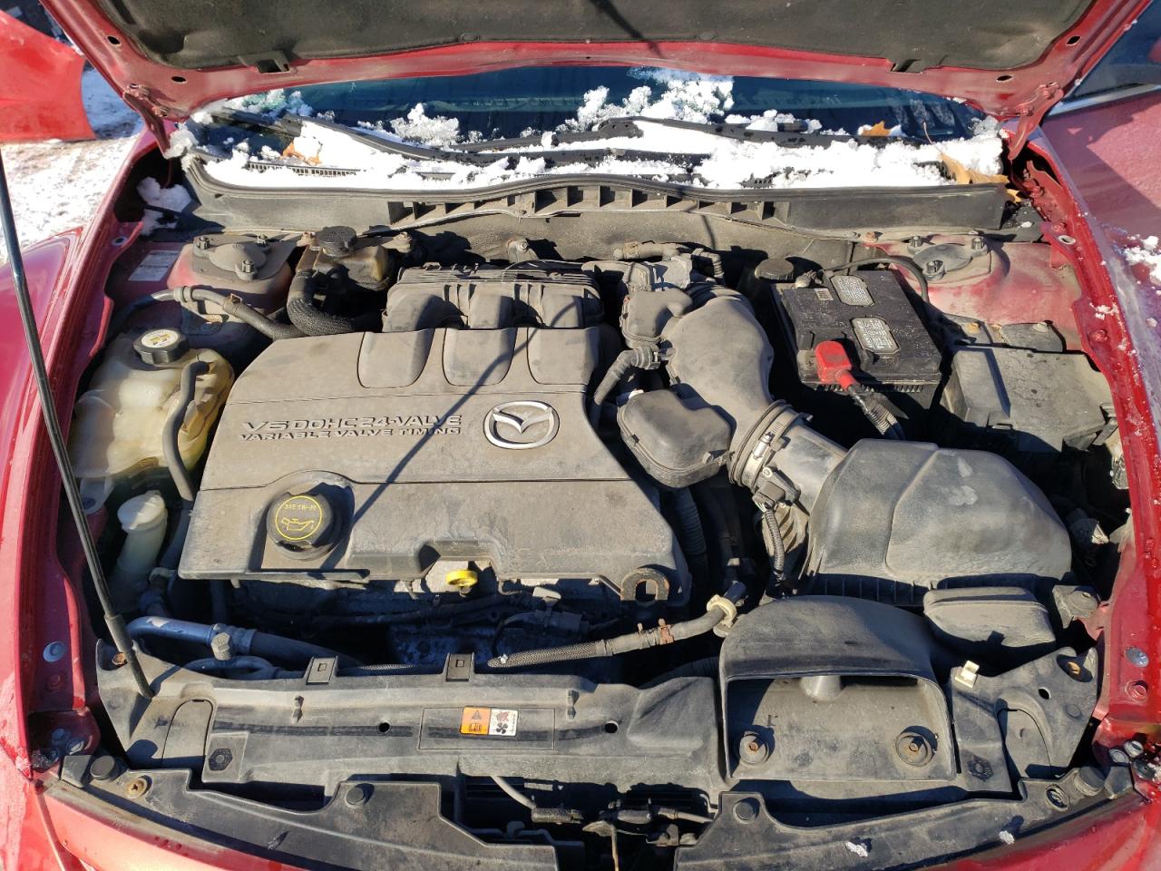 2009 Mazda 6 VIN 1YVHP82B495M21273 Copart auction photo, rear end damage thumbnail 11