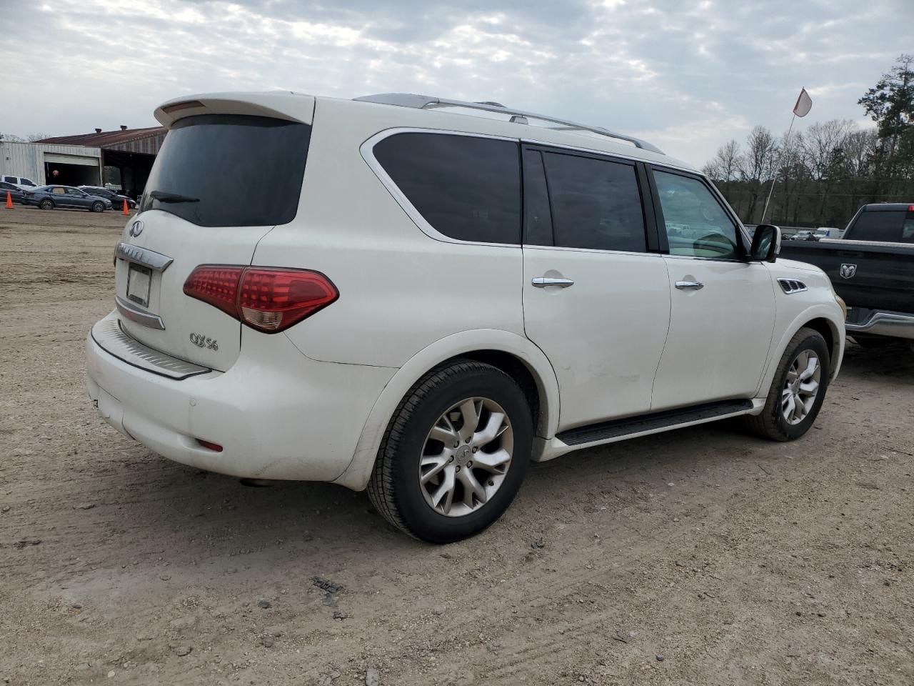 2012 Infiniti QX56 VIN JN8AZ2NF4C9516899 Copart auction photo, mechanical damage thumbnail 3