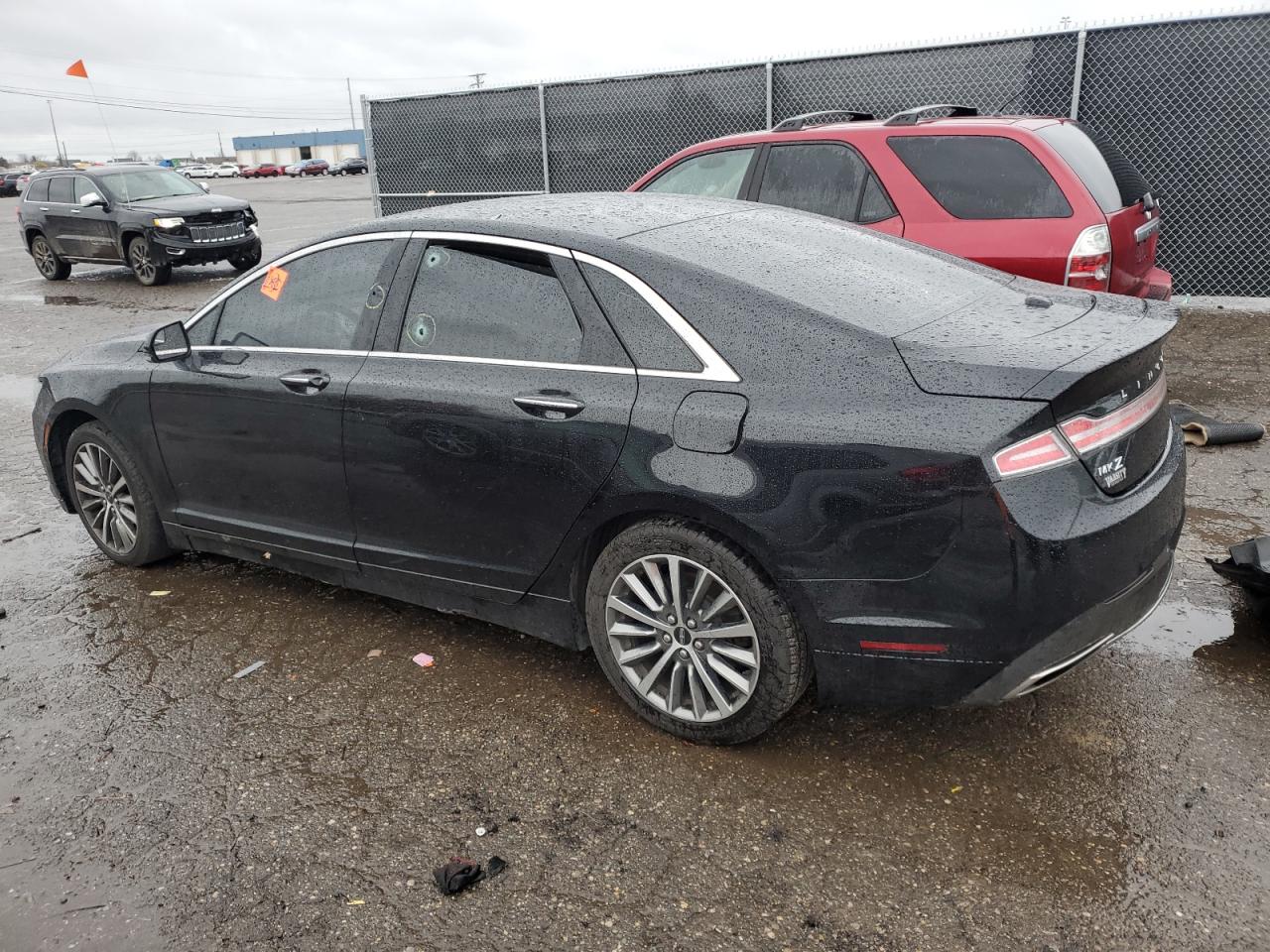 2018 Lincoln MKZ VIN 3LN6L5A98JR628767 Copart auction photo, vandalism damage thumbnail 2