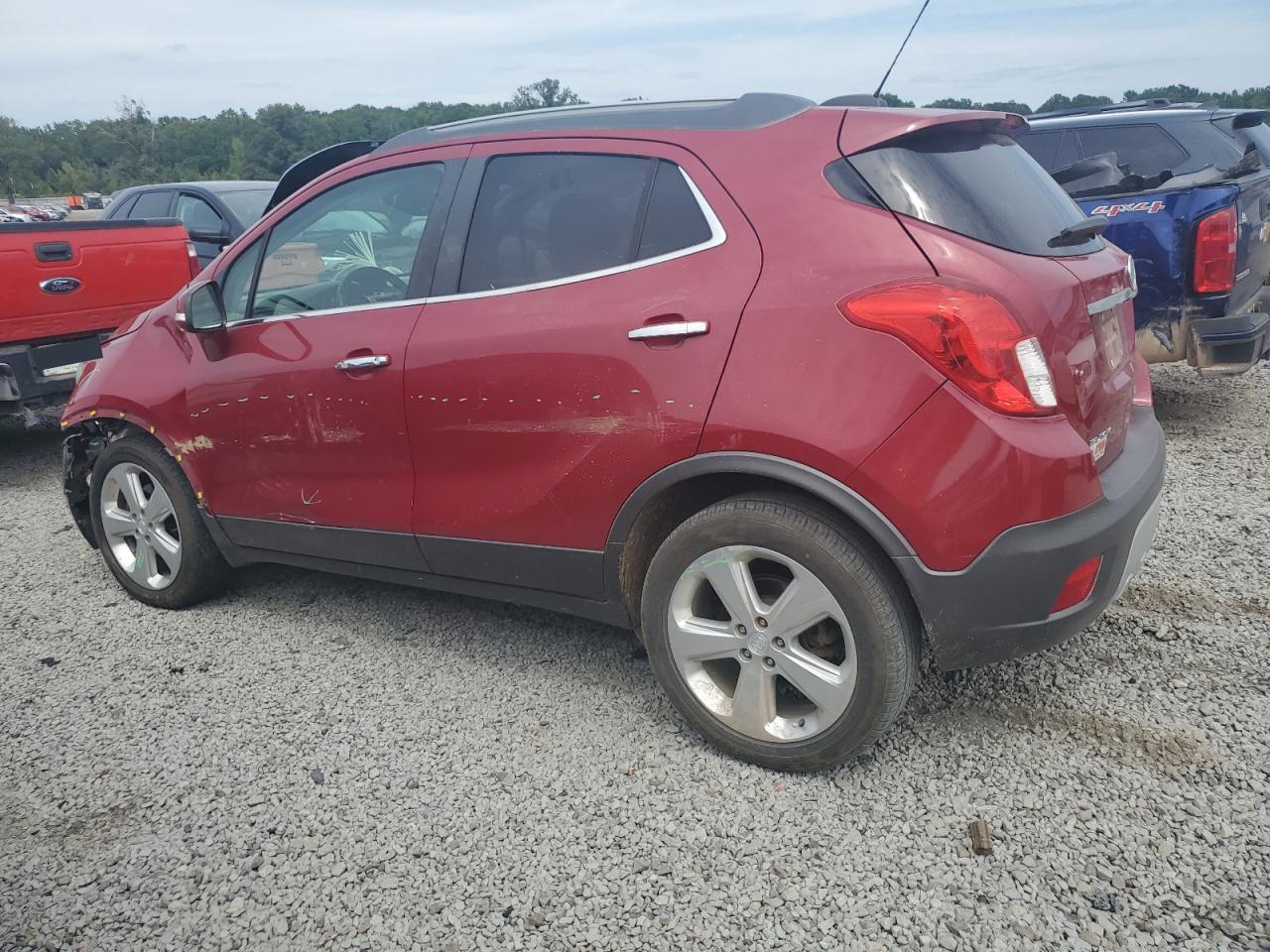 2016 Buick Encore VIN KL4CJBSBXGB622635 Copart auction photo, front end / side damage thumbnail 2