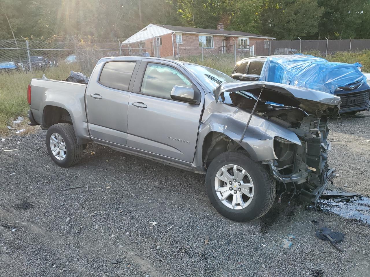2021 Chevrolet Colorado VIN 1GCGSCEN0M1189828 Copart auction photo, mechanical / all over damage thumbnail 4