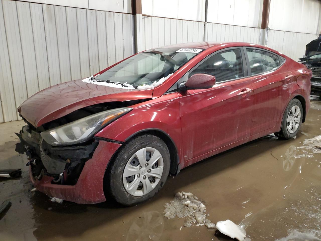 2016 Hyundai Elantra VIN 5NPDH4AE9GH721104