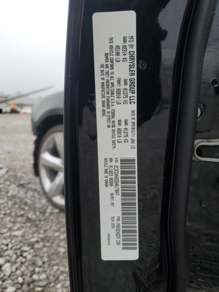 2013 Dodge Charger VIN 2C3CDXHG5DH617847 Copart auction photo, front end / minor dent/scratches damage thumbnail 15