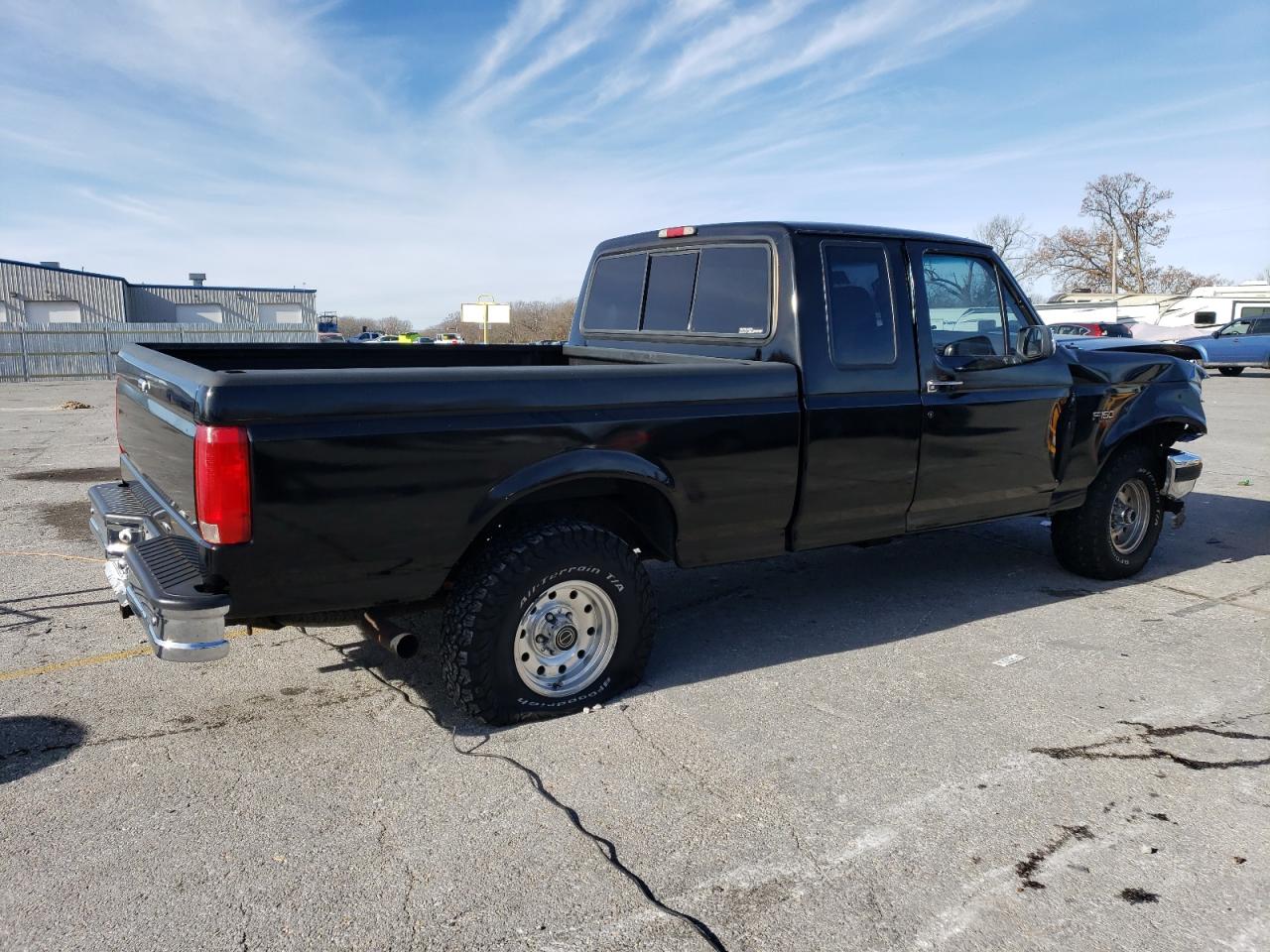 1996 Ford F-150 VIN 1FTEX14H4TKA07291 Copart auction photo, front end damage thumbnail 3