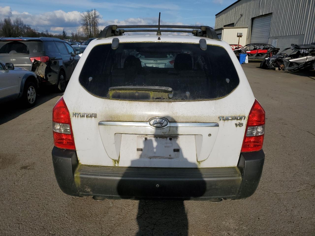 2005 Hyundai Tucson VIN KM8JN12D25U158654 Copart auction photo, normal wear damage thumbnail 6