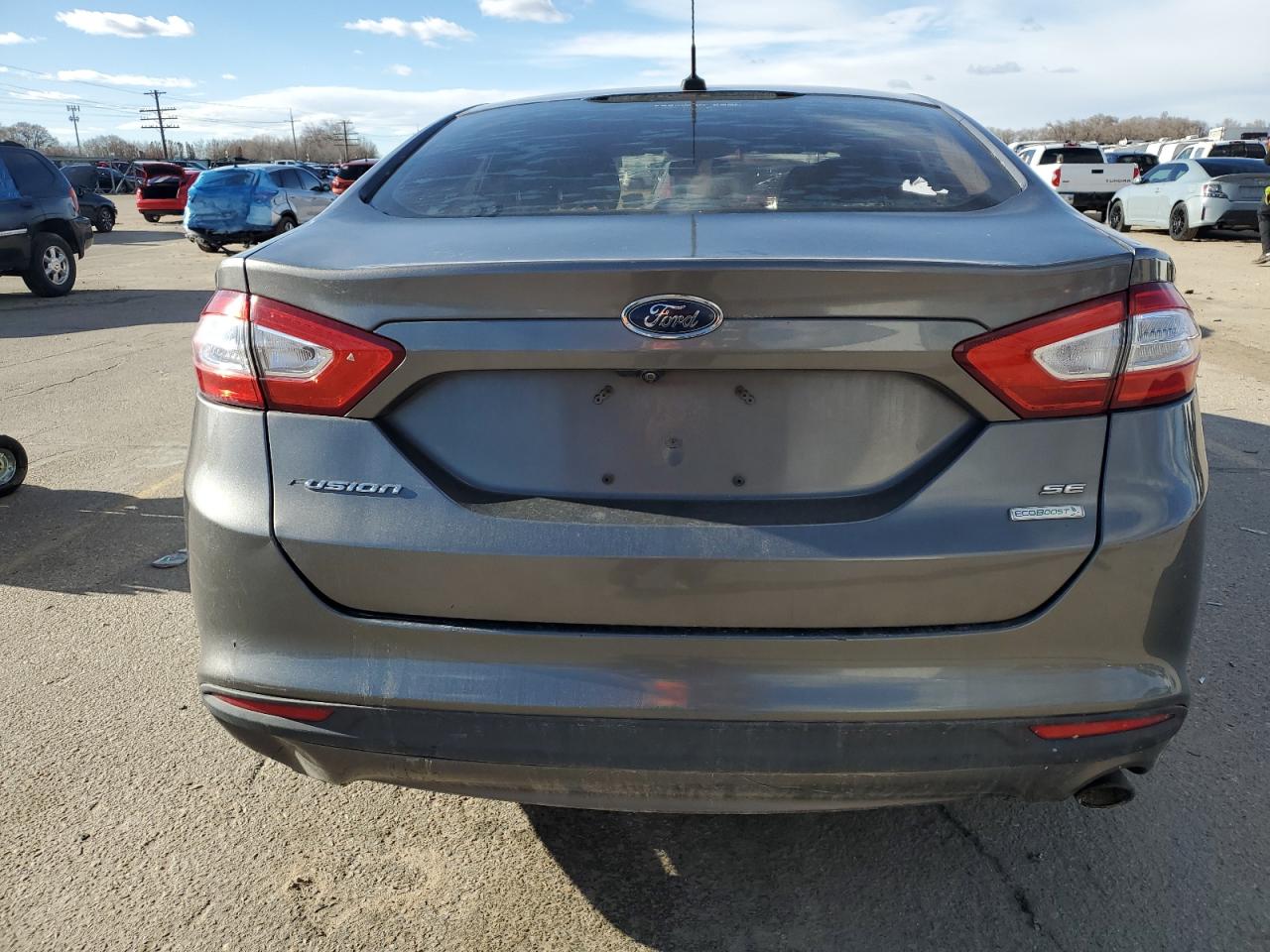 2014 Ford Fusion VIN 3FA6P0HD5ER130026 Copart auction photo, front end / side damage thumbnail 6
