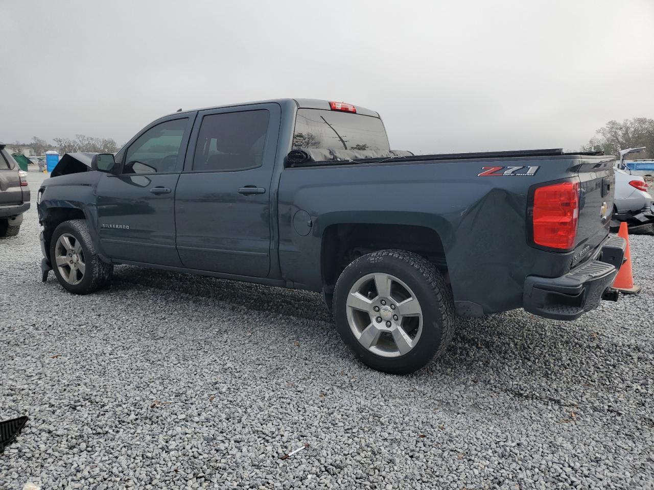 2018 Chevrolet Silverado VIN 3GCUKREC9JG258243 Copart auction photo, front end damage thumbnail 2