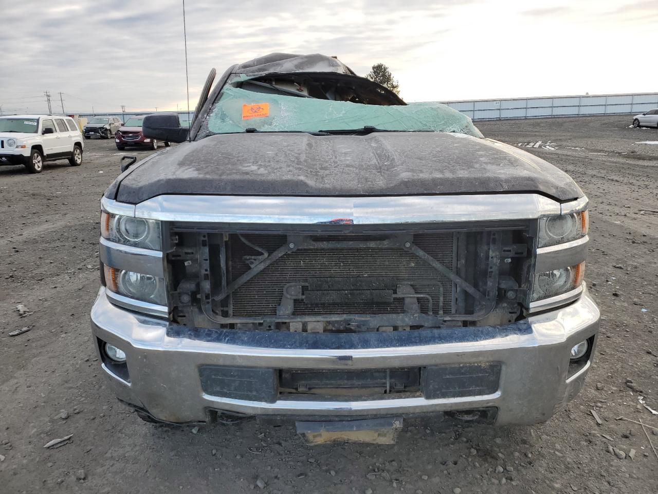 2015 Chevrolet Silverado VIN 1GC2KVEGXFZ541292 Copart auction photo, rollover damage thumbnail 5