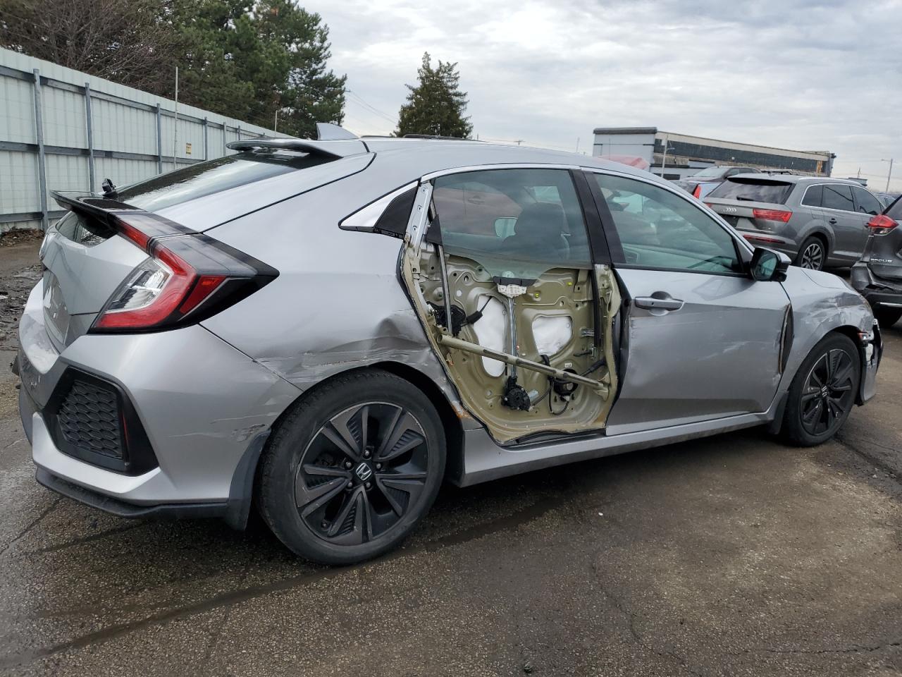 2018 Honda Civic VIN SHHFK7H56JU237963 Copart auction photo, all over damage thumbnail 3