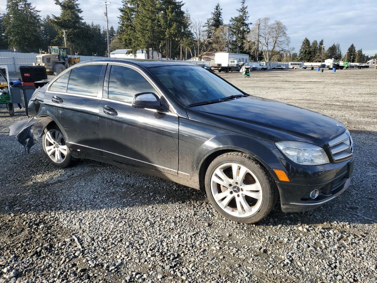 2008 Mercedes-Benz C-klasse VIN WDDGF81X08F174480 Copart auction photo, rear end / side damage thumbnail 4