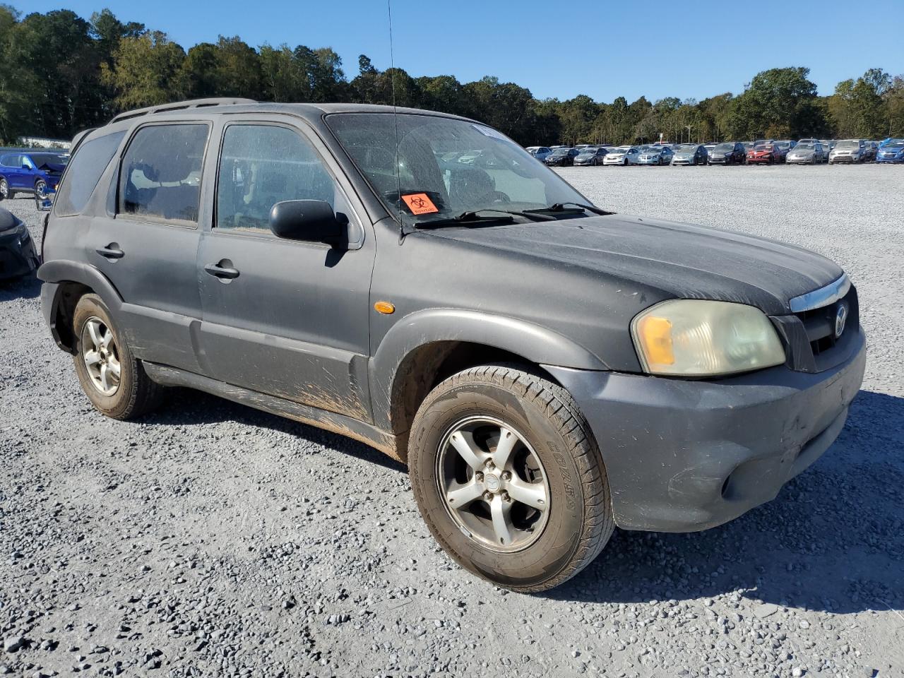 2005 Mazda Tribute VIN 4F2YZ04115KM17084 Copart auction photo, rear end / front end damage thumbnail 4