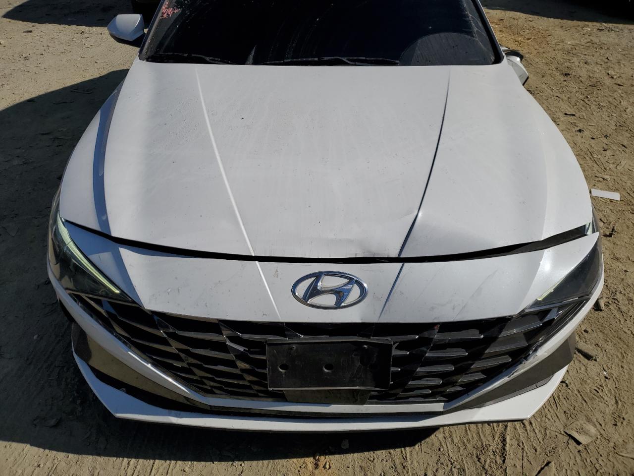 2022 Hyundai Elantra VIN 5NPLN4AG3NH060284 Copart auction photo, side damage thumbnail 11