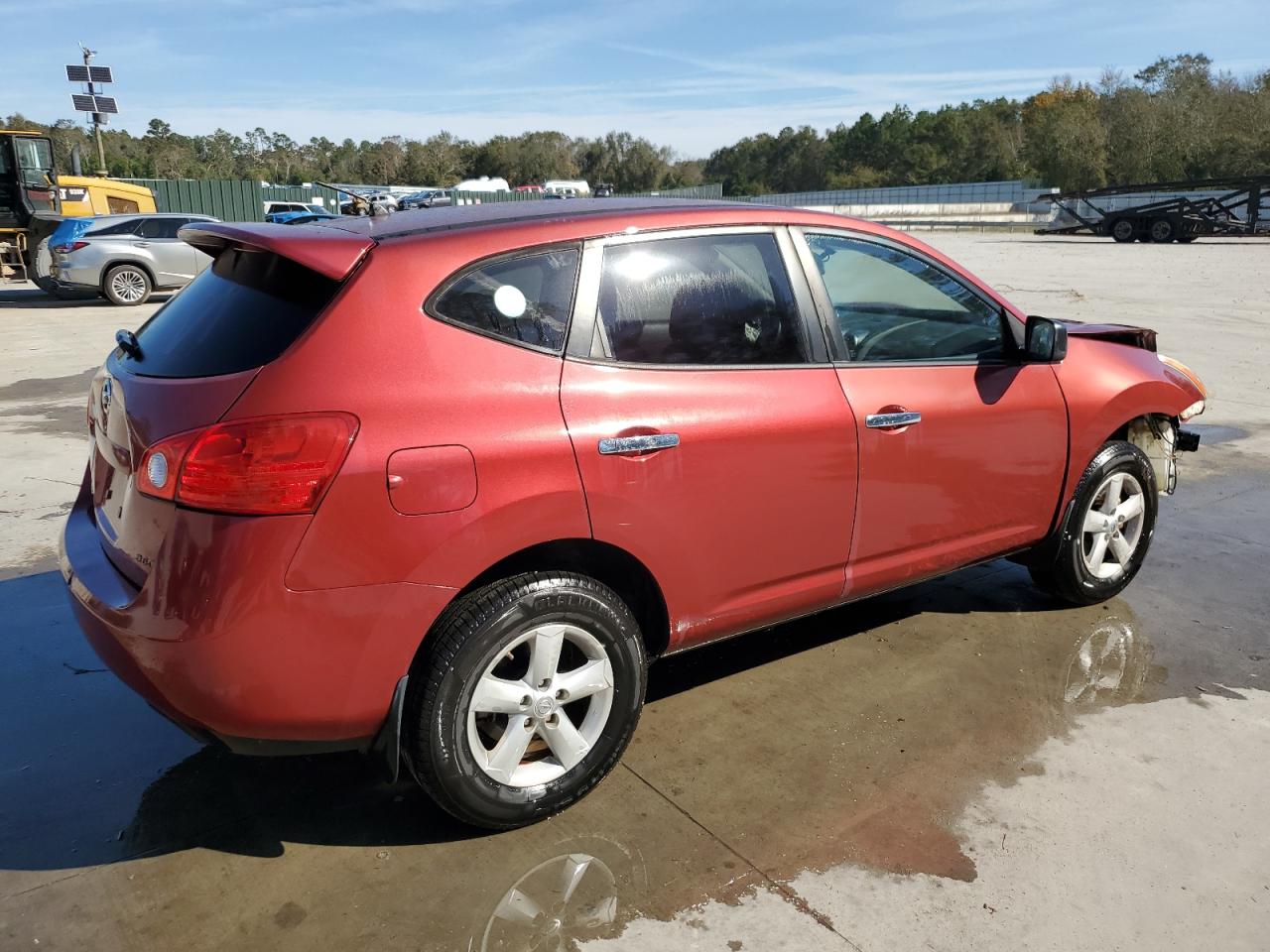 2010 Nissan Rogue VIN JN8AS5MT6AW005190 Copart auction photo, front end / rear end damage thumbnail 3
