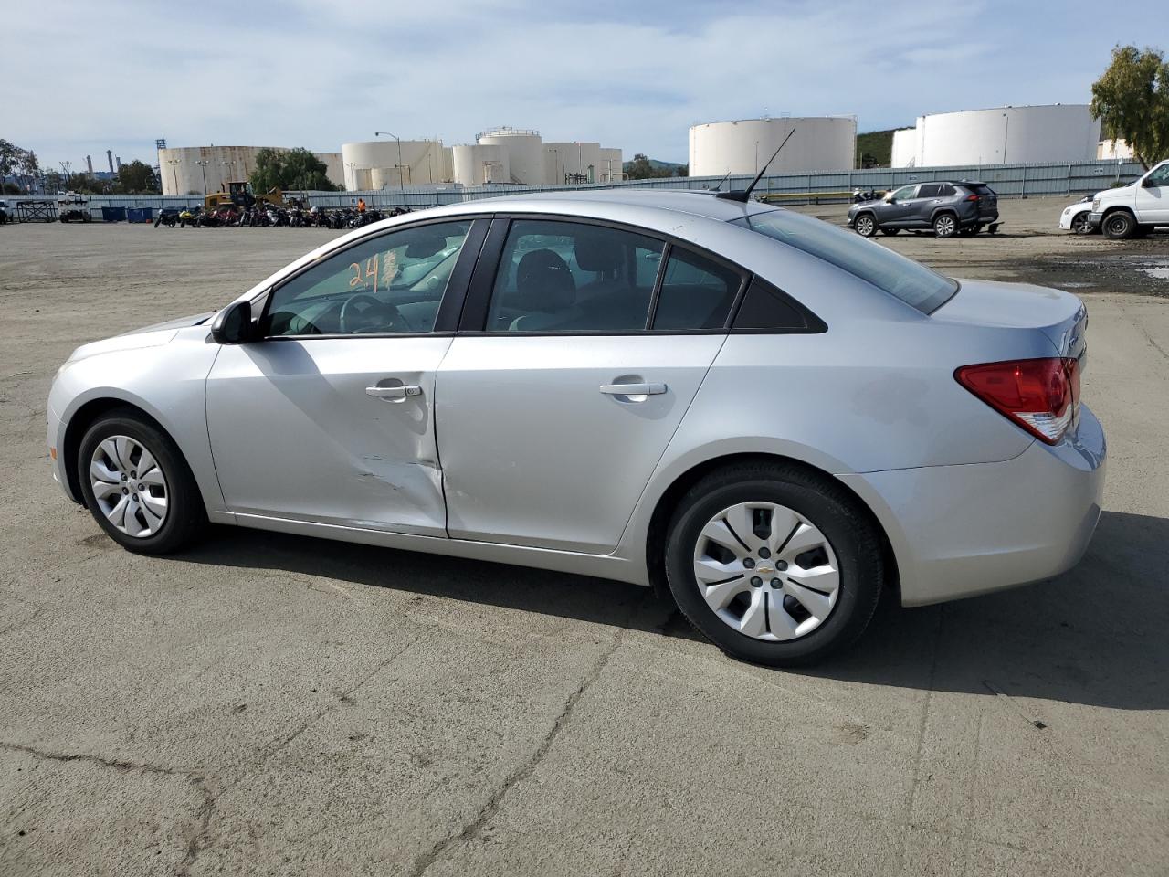 2013 Chevrolet Cruze VIN 1G1PA5SG2D7258352 Copart auction photo, side damage thumbnail 2