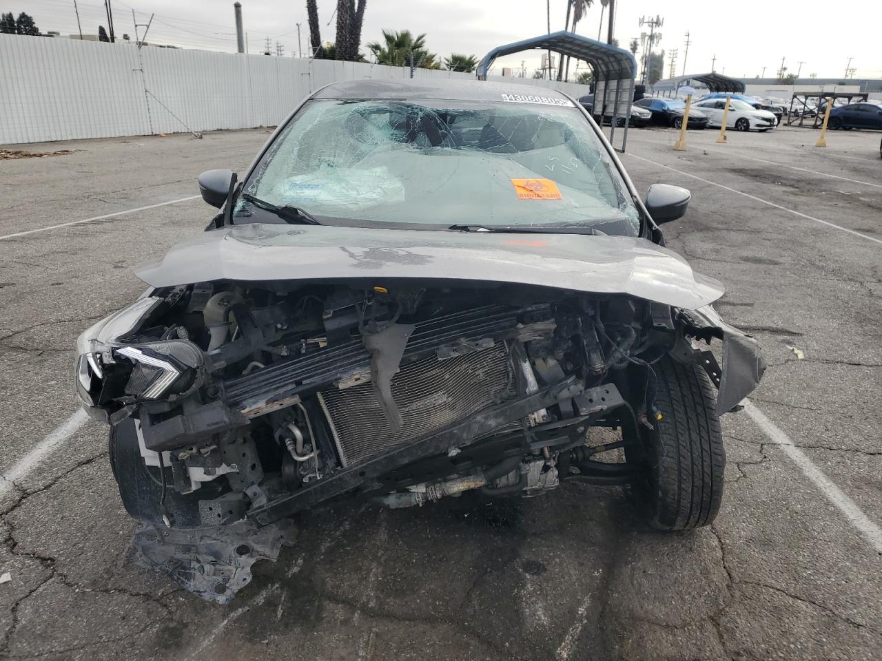 2021 Nissan Versa VIN 3N1CN8EV1ML873558 Copart auction photo, front end damage thumbnail 5