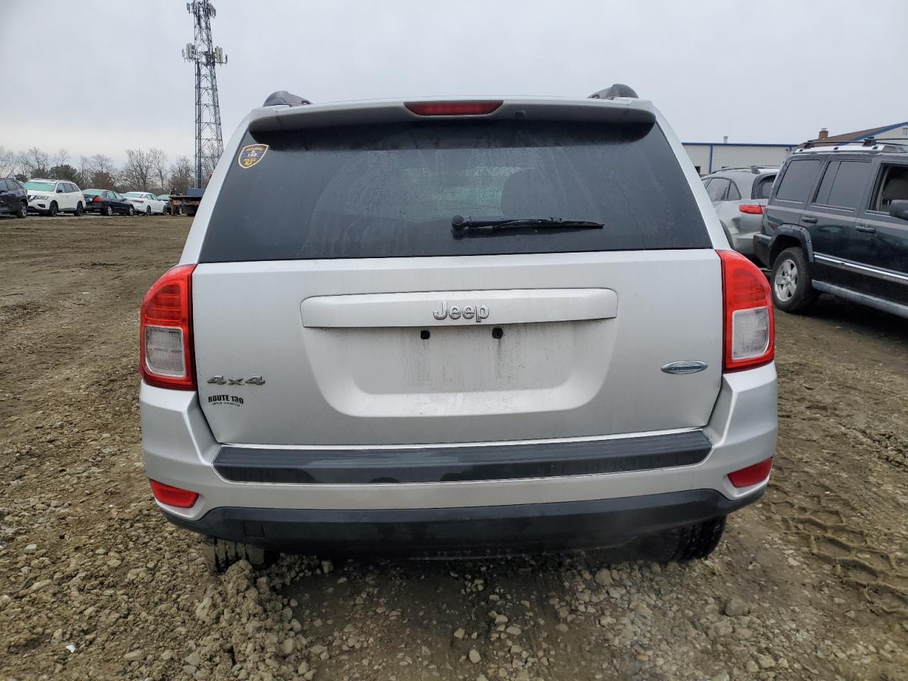 2011 Jeep Compass VIN 1J4NF1FB4BD134888 Copart auction photo, front end / side damage thumbnail 6