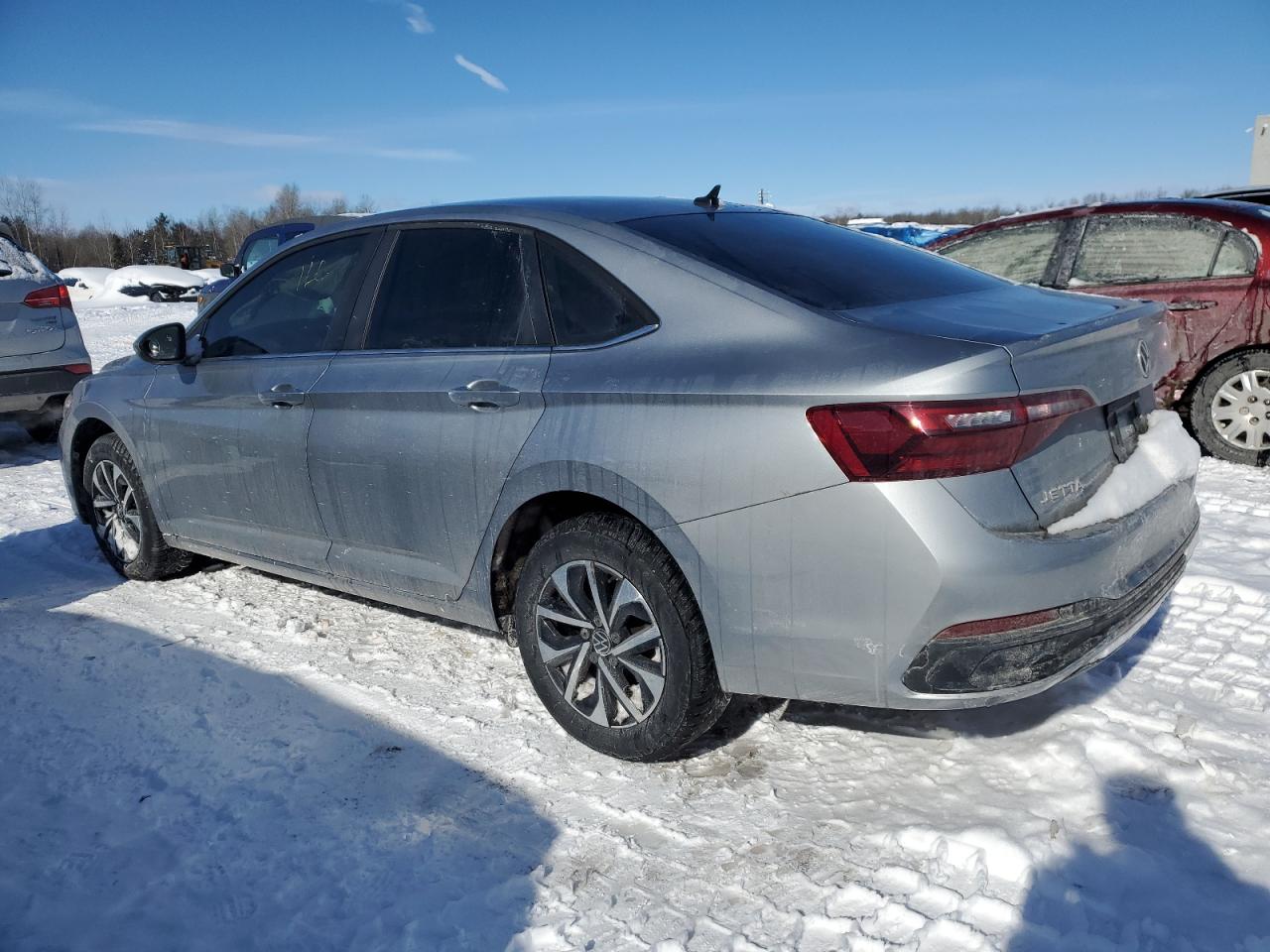 2023 Volkswagen Jetta VIN 3VWCM7BU1PM025214 Copart auction photo, front end / rear end damage thumbnail 2