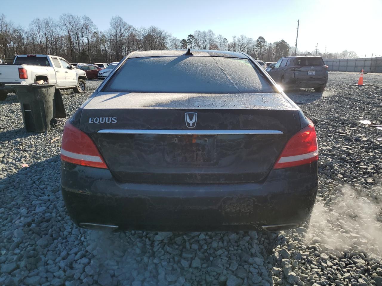 2014 Hyundai Equus VIN KMHGH4JH6EU088227 Copart auction photo, all over damage thumbnail 6