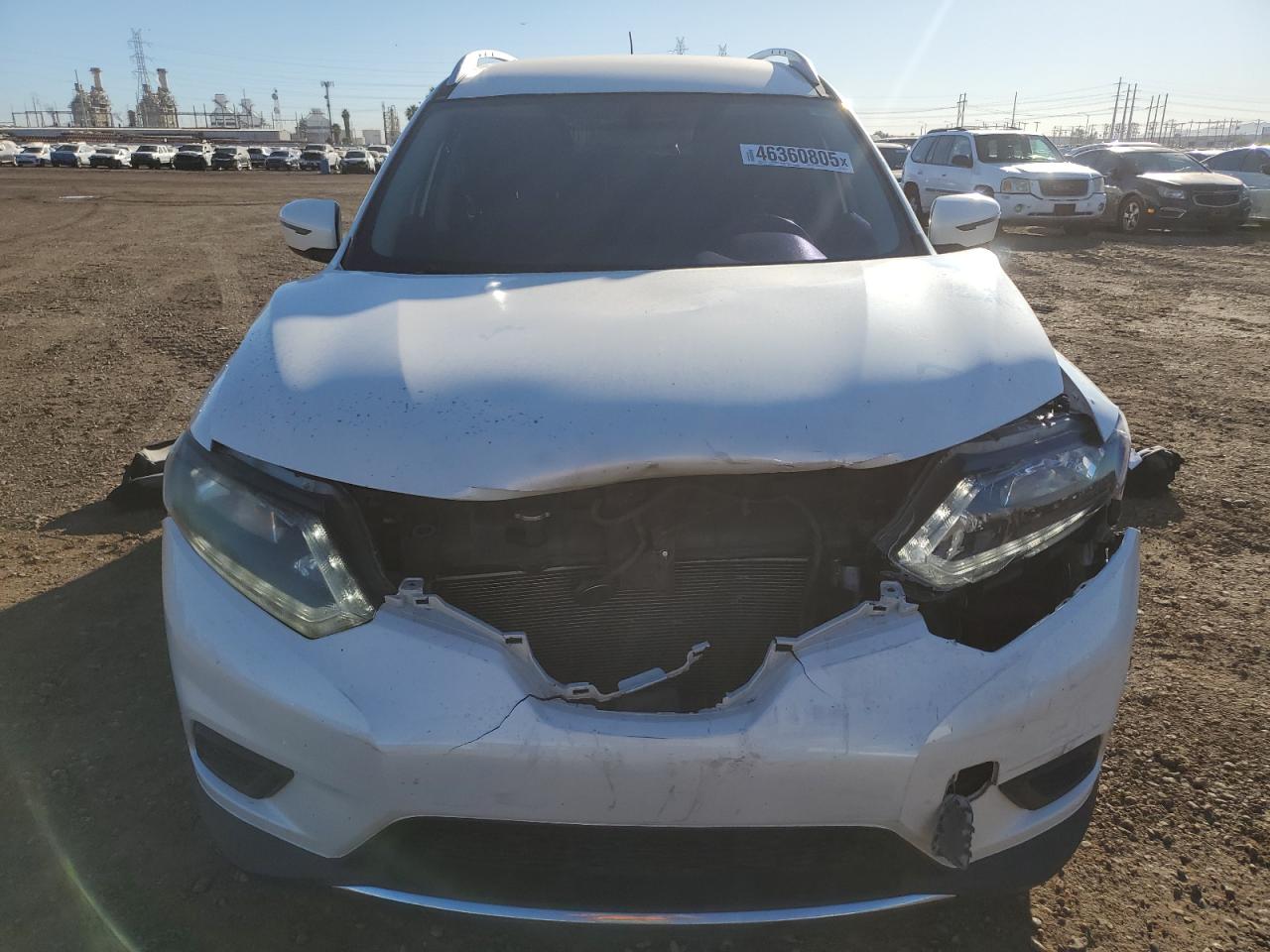 2016 Nissan Rogue VIN KNMAT2MTXGP681944 Copart auction photo, front end damage thumbnail 5