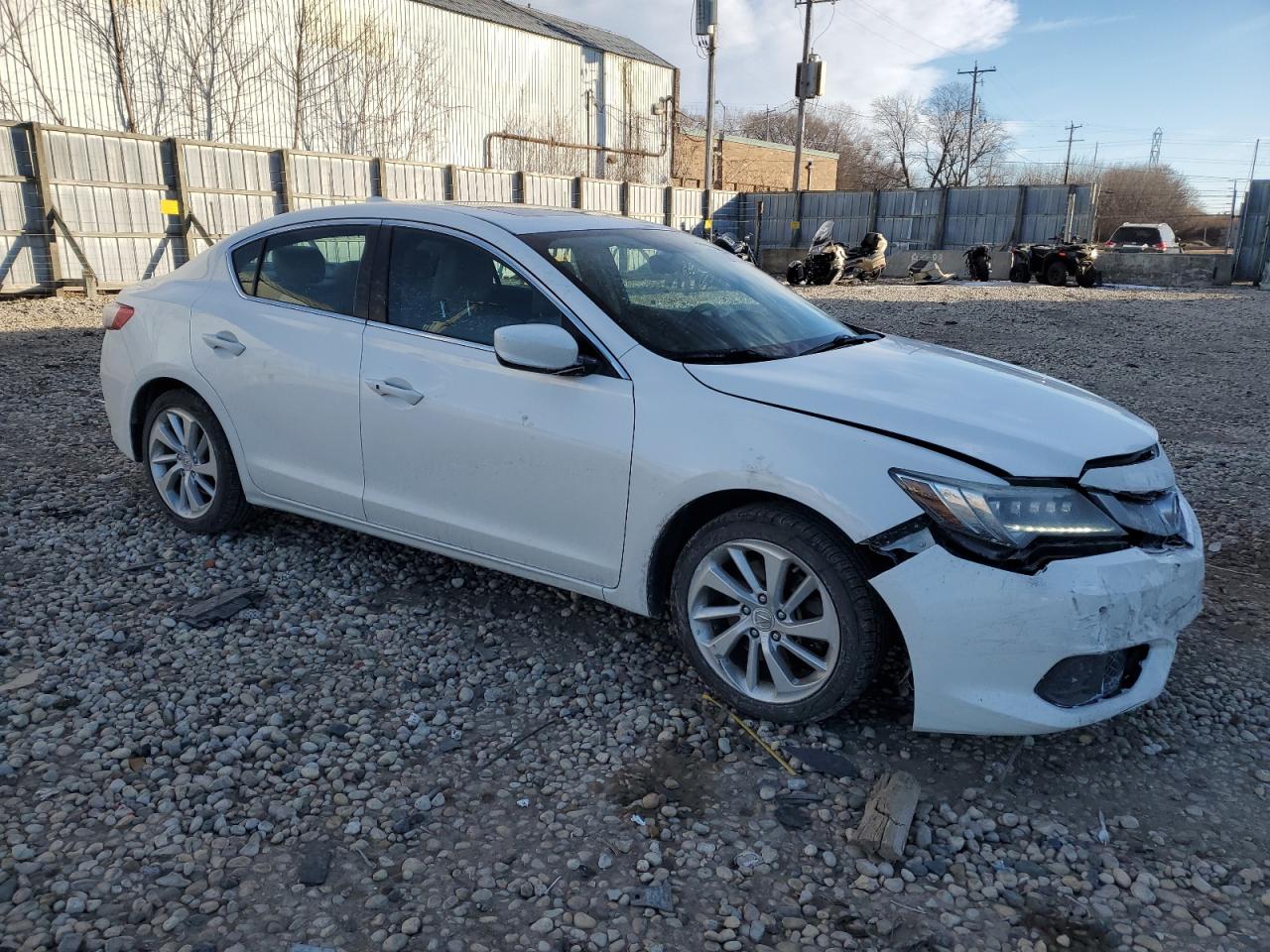 2016 Acura ILX VIN 19UDE2F31GA021638 Copart auction photo, front end damage thumbnail 4