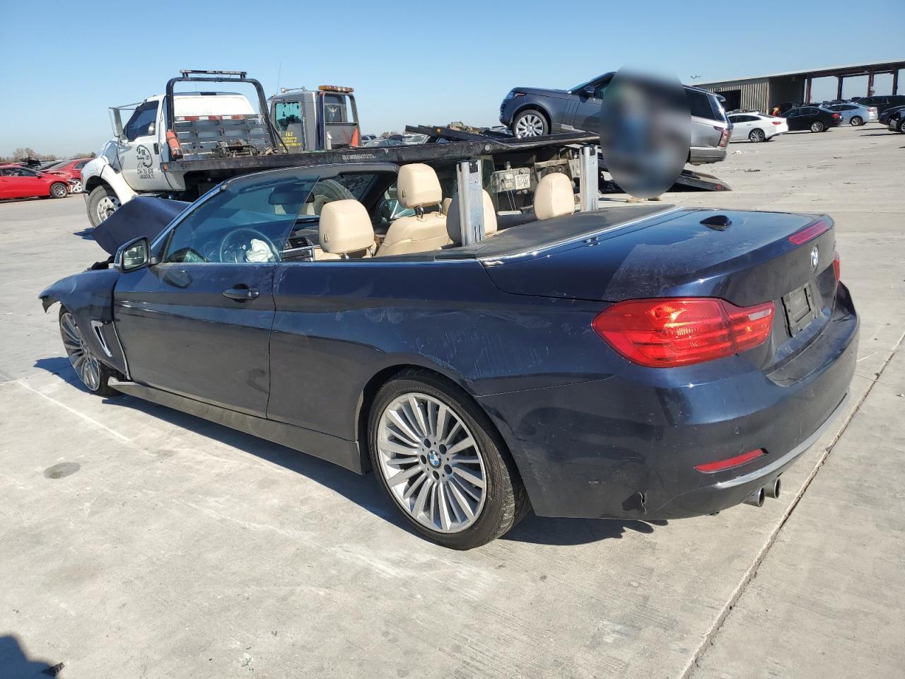 2014 BMW 4er VIN WBA3V5C54EJ968863 Copart auction photo, front end damage thumbnail 2